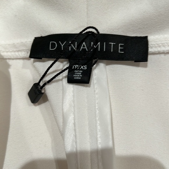 Sleek, white vest from dynamite - Picture 3 of 3